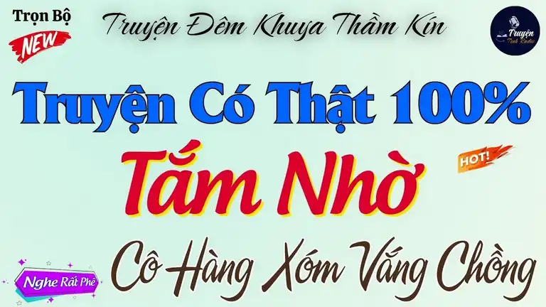 Tắm Nhờ Cô Hàng Xóm U39 Vắng Chồng truyện 18